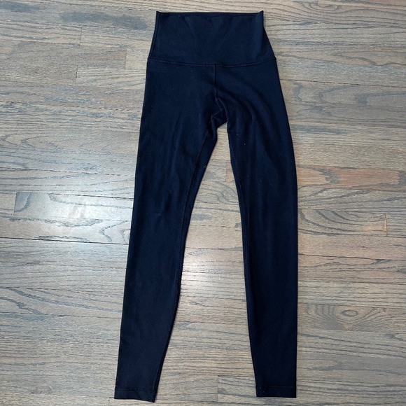 lululemon athletica Pants - Lululemon Wunder Under Super Hi-Rise Tight Full-On Luon 28" Black Size 6